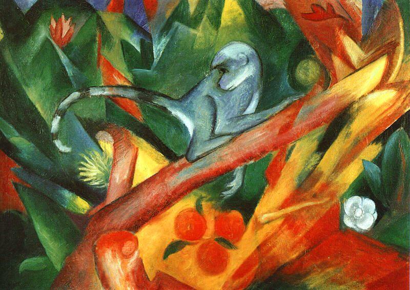 Franz Marc The Monkey  aaa France oil painting art